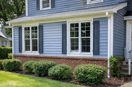 Cleaned home exterior